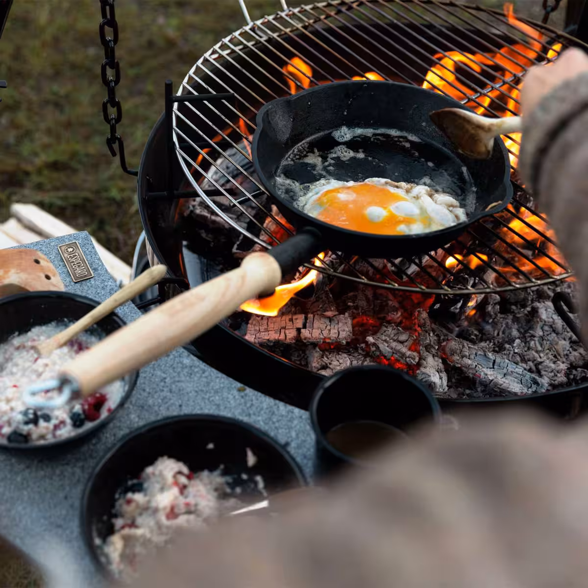 Espegard Sautépande i støbejern