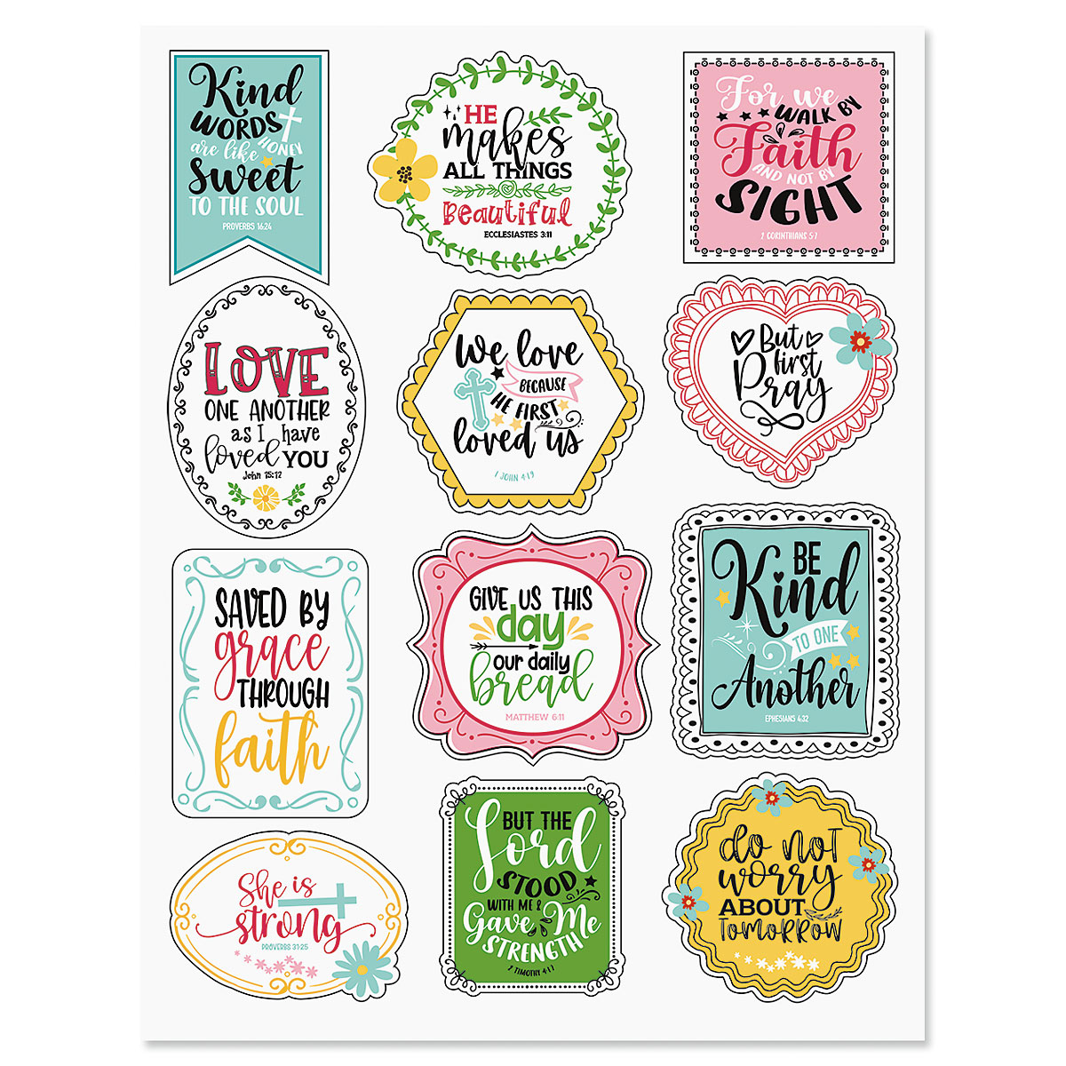 Image of Scripture Inspiration Stickers
