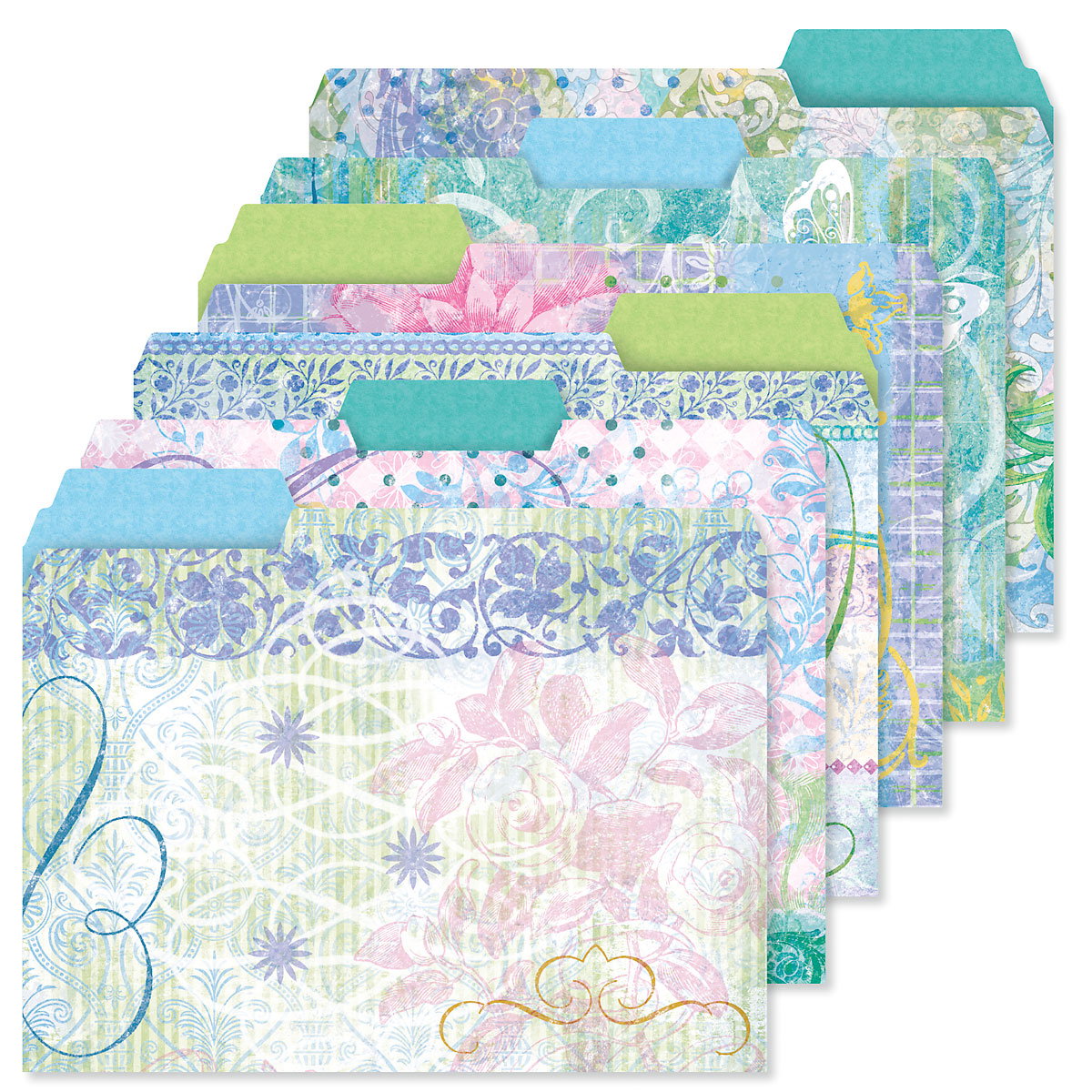 Image of Floral Fun File Folder Value Pack