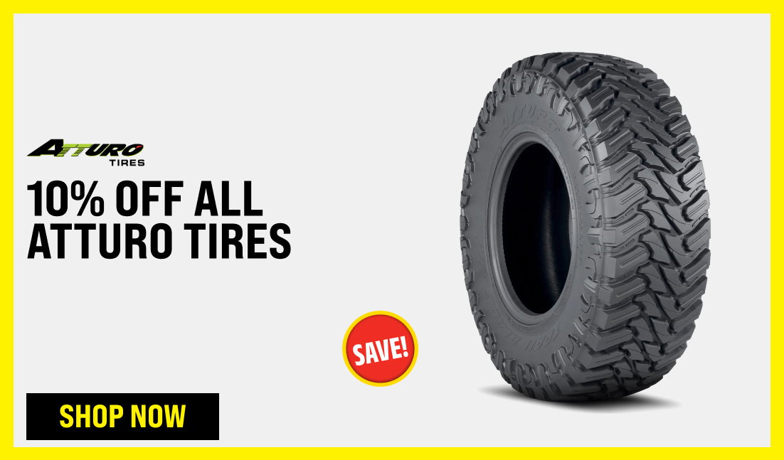 10% off All Atturo Tires