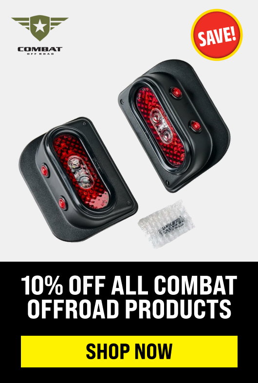 10% off All Combat Offroad Products