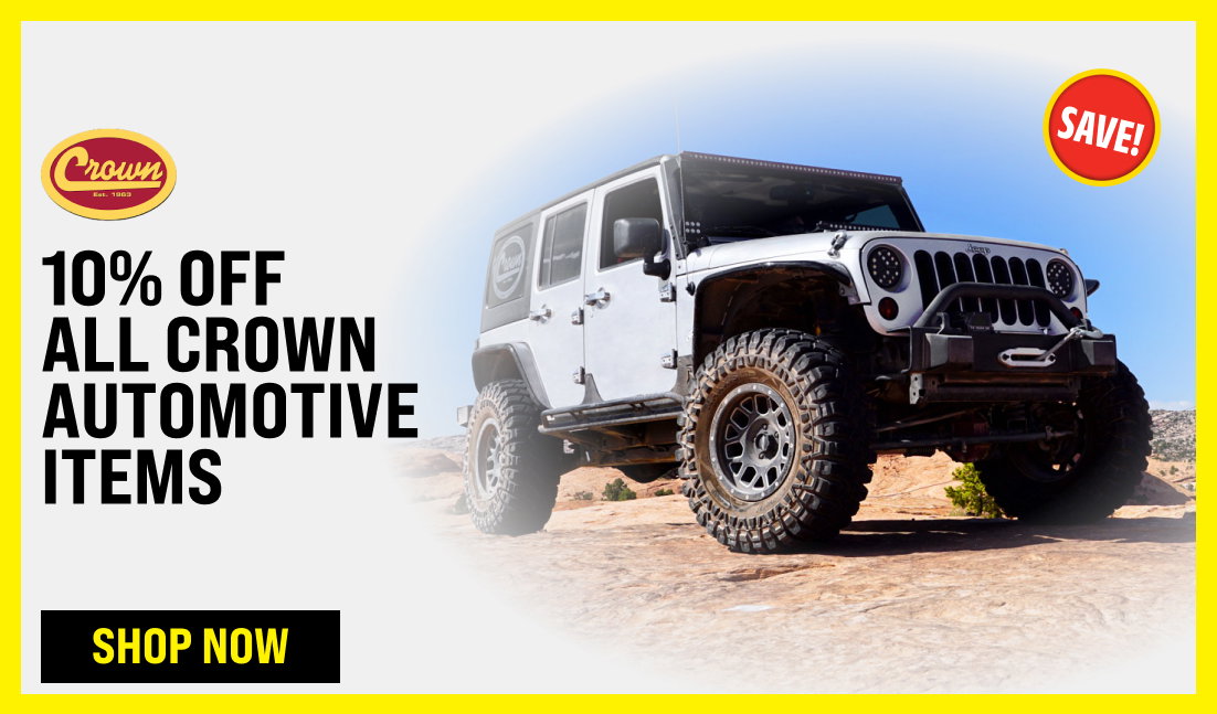 10% off All Crown Automotive items