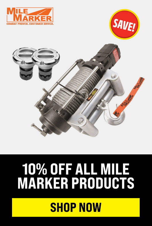 10% off All Mile Marker Products