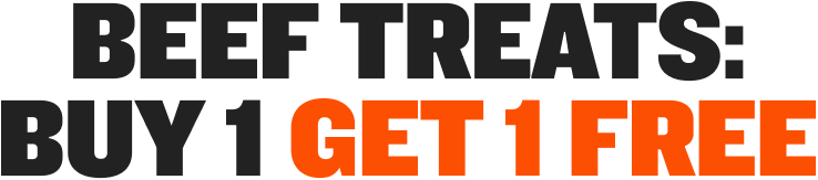 Beef Treats: Buy 1 Get 1 FREE
