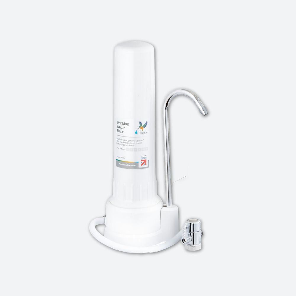 Doulton Countertop Water Filter System with Biotect Ultra White