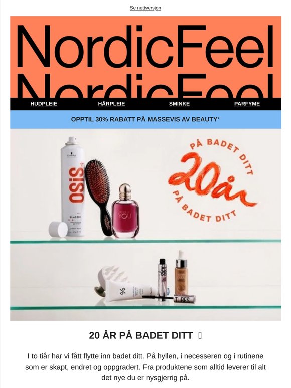 NORDICFEEL FYLLER 20 ÅR! 🧡