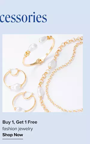 Sunny Accessories. Assorted gold jewelry. Buy one get one free fashion jewelry. Shop now.