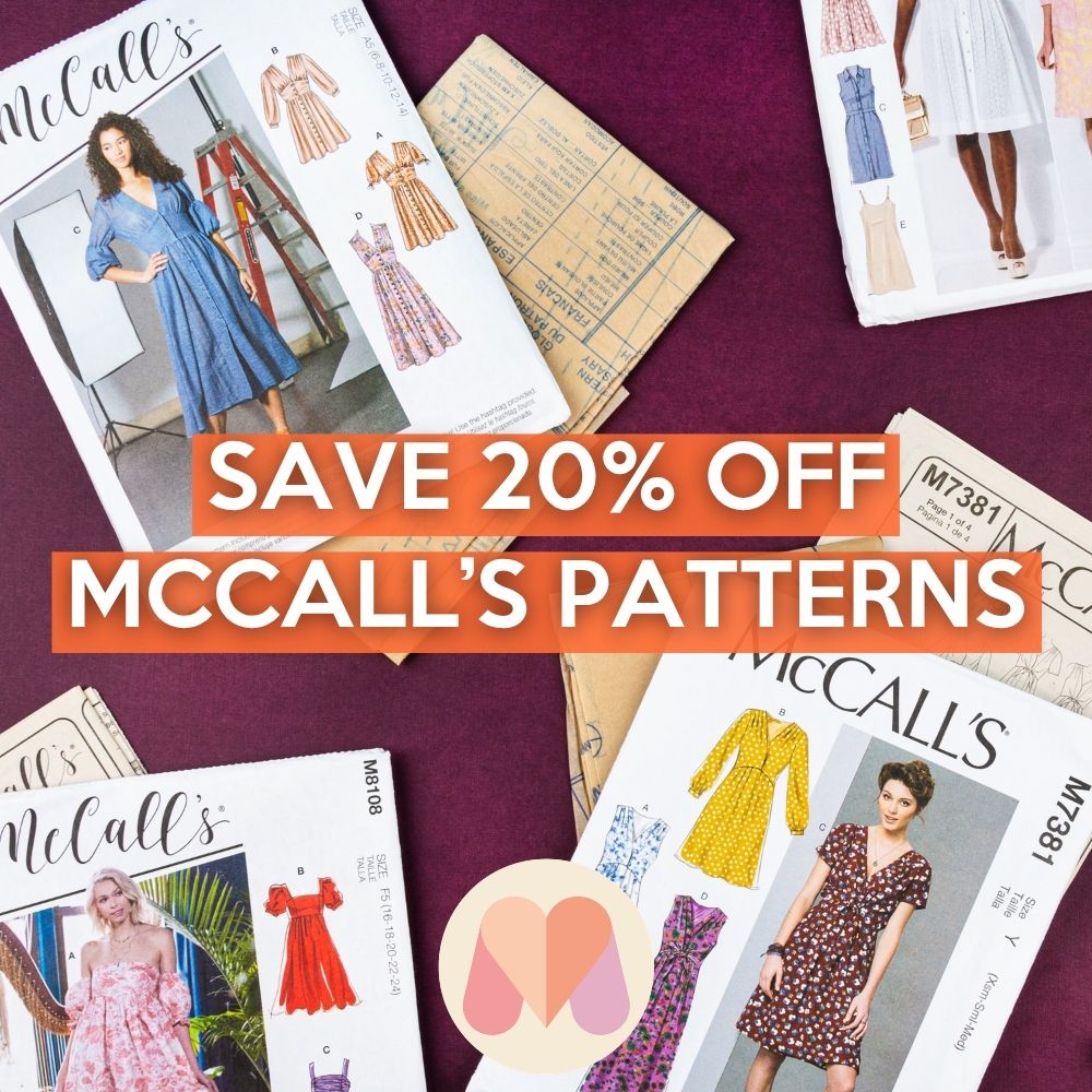 Save 20% off McCall's patterns