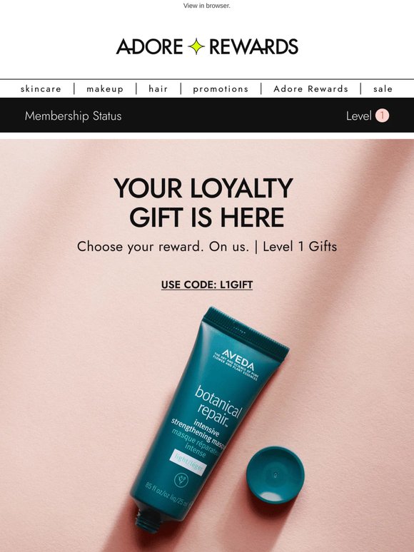Have you chosen your gift yet?*