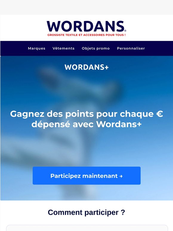 Vos dépenses deviennent plus intelligentes avec Wordans+