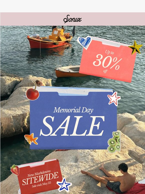 Up to 30% Off Sitewide, Now Through May 25th 😎