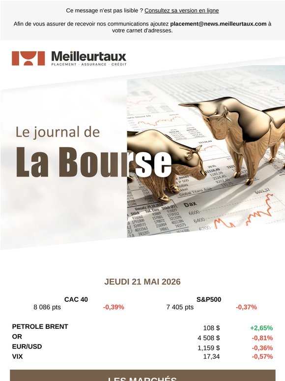 Le Journal de la Bourse du 21 mai