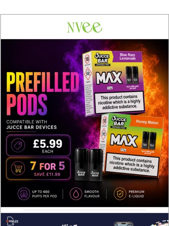 Grab 7 Pods, Pay for 5!🔥