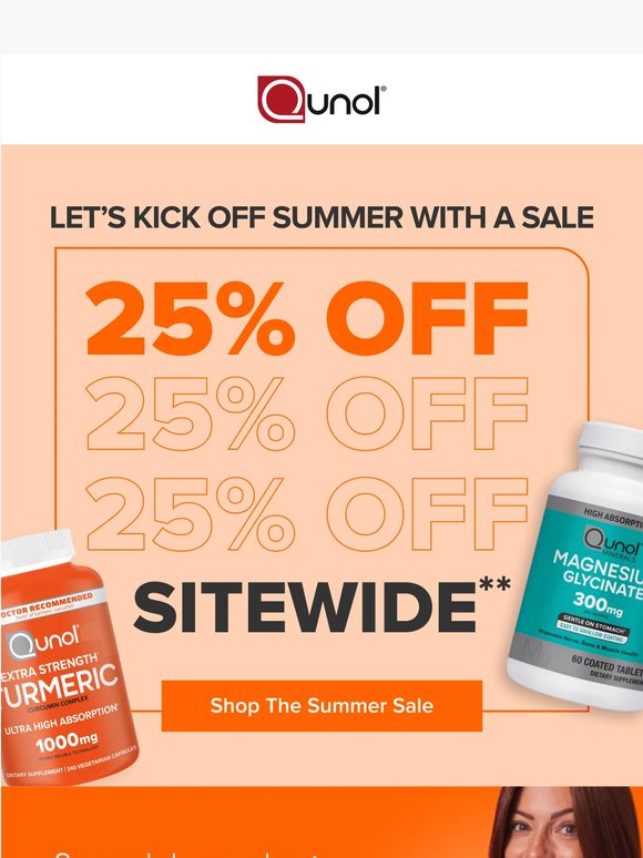 25% OFF Sitewide Starts Now ☀️