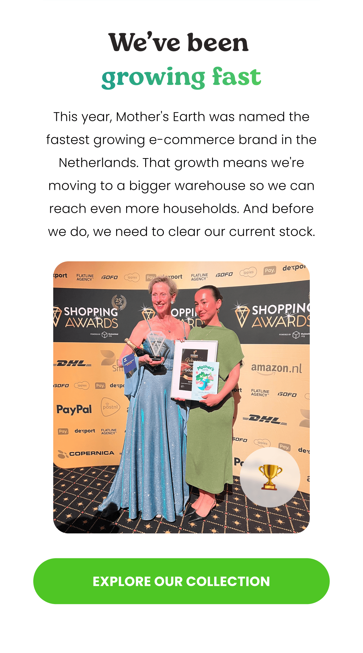 We've been growing fast