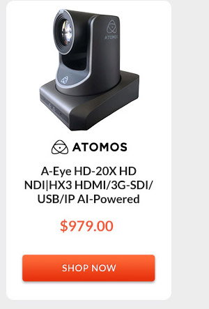 Atomos A-Eye HD-20X HD NDI|HX3 HDMI/3G-SDI/USB/IP AI-Powered