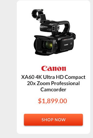 Canon XA60 4K Ultra HD Compact
