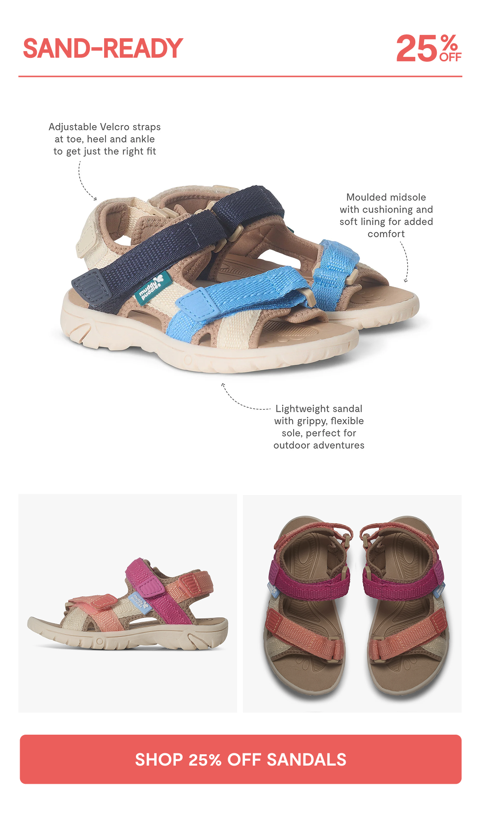 Mid Season Sale - Shop 25% Off Sandals