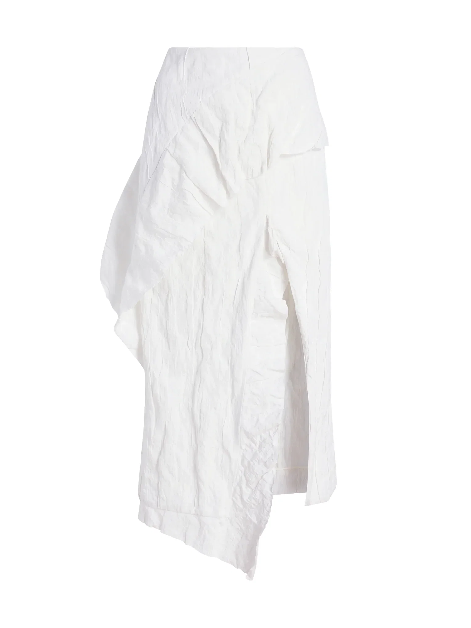 Image of Hansly Memory Cotton Midi Skirt