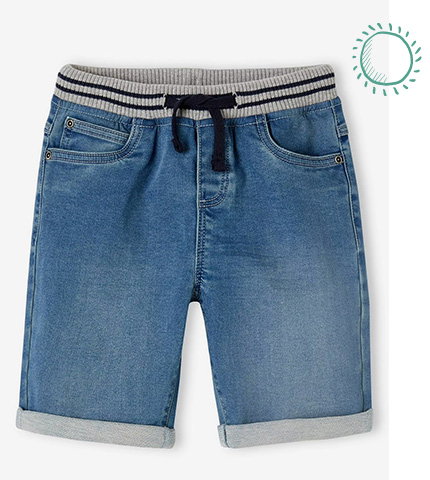 Bermuda shorts in denim for boys