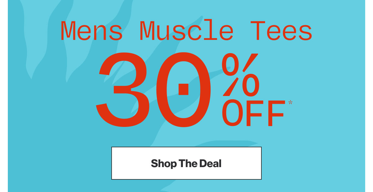 Shop Mens Muscle Tees 30% Off*