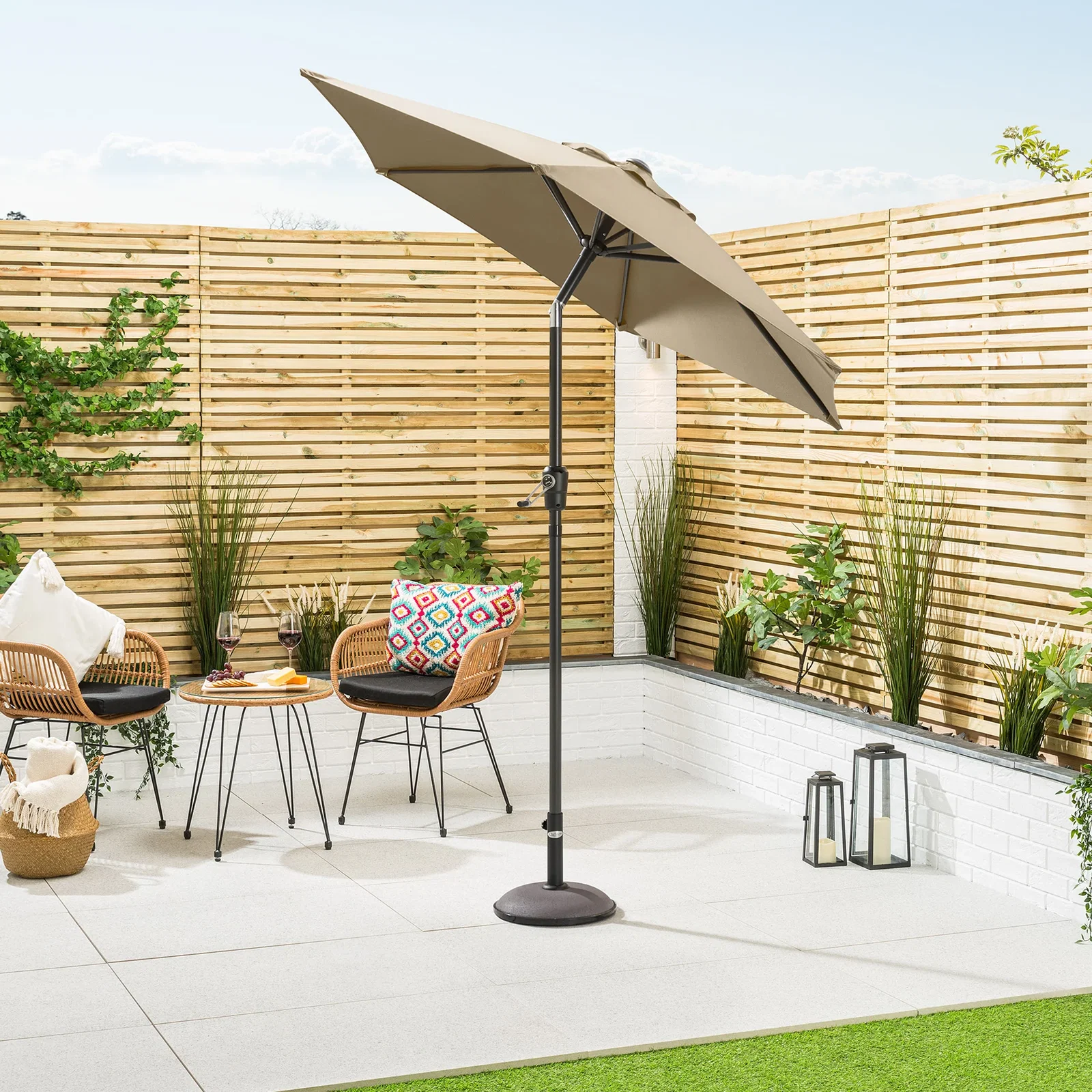 Image of Crank & Tilt Parasol – 2m