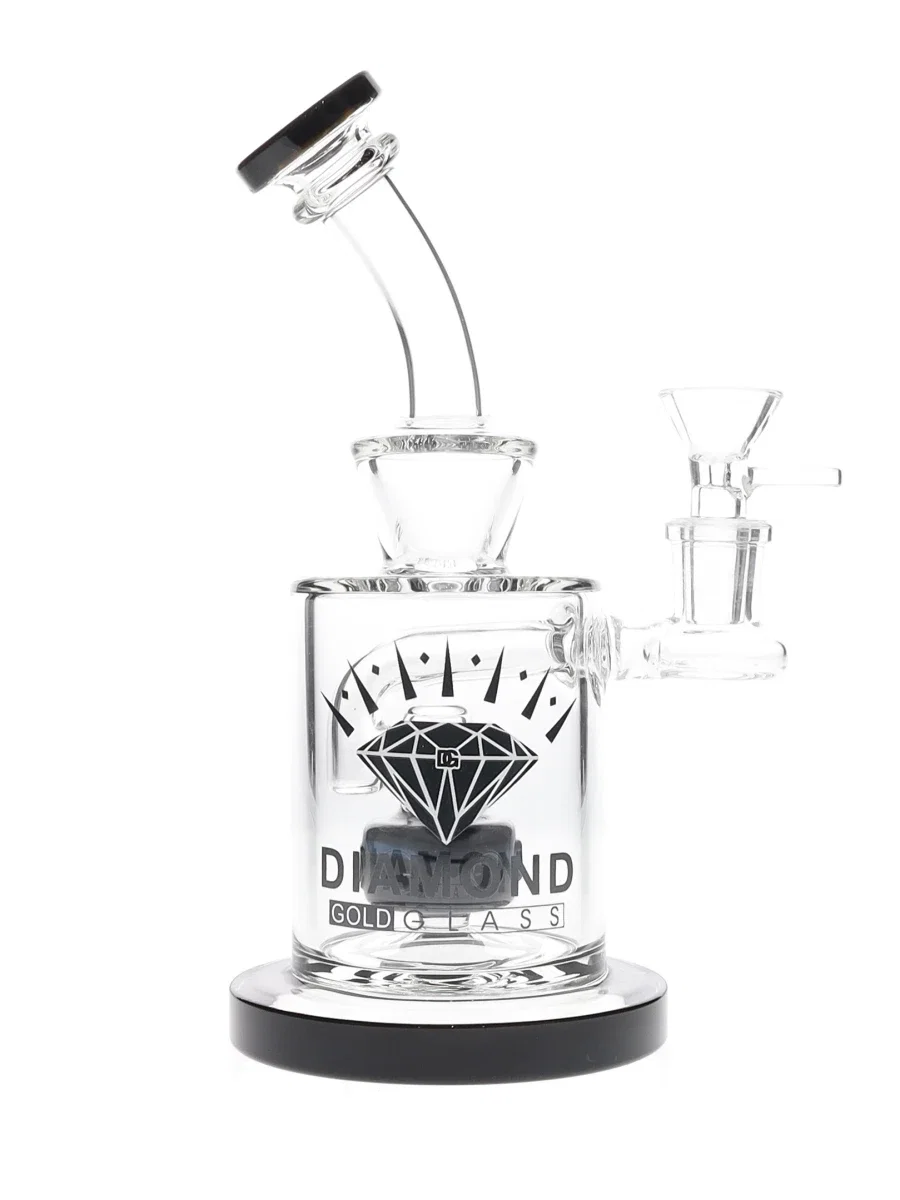 Image of 6" Cabo Tire Perc Dab Rig by Diamond Glass