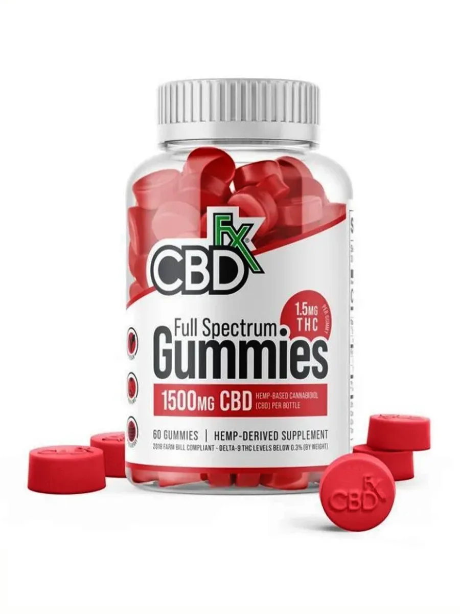 Image of CBDfx Full Spectrum Gummies 1500mg 60ct