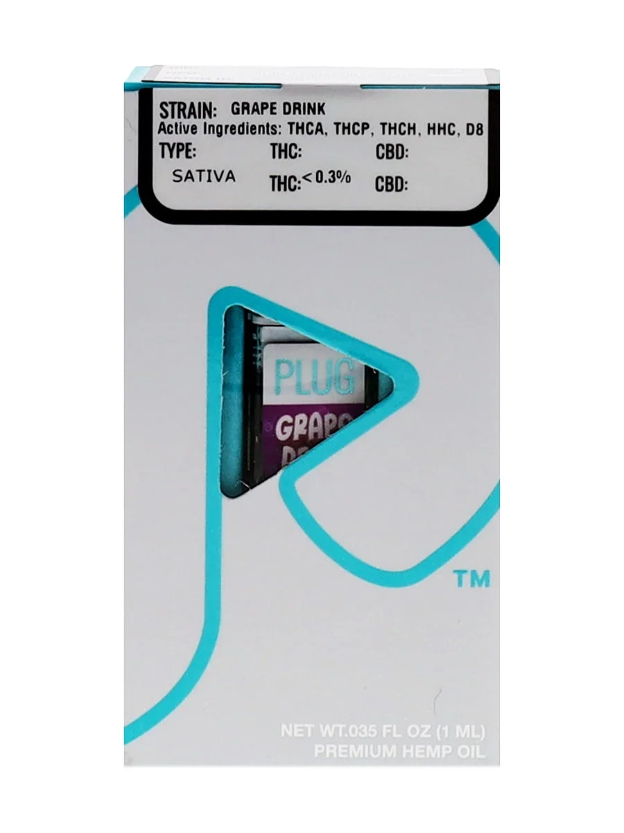 Image of Grape Drink PLUGPlay Exotics Pods With Premium Hemp Oil Cart 1ml