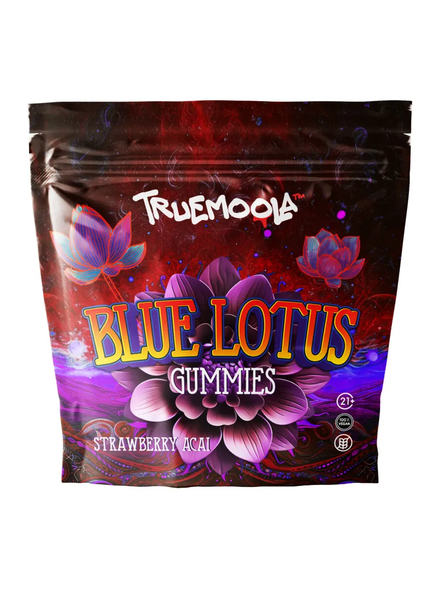 Image of Strawberry Acai Truemoola Blue Lotus Gummies 10ct