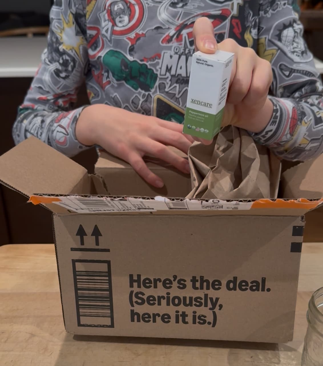 big box, small package