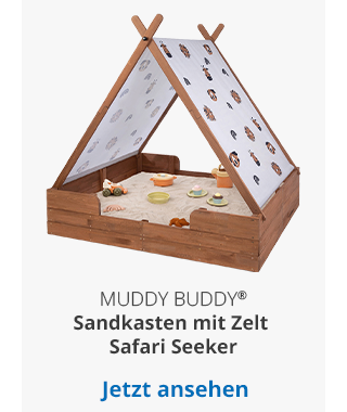 MUDDY BUDDY®  Sandkasten mit Zelt Safari Seeker