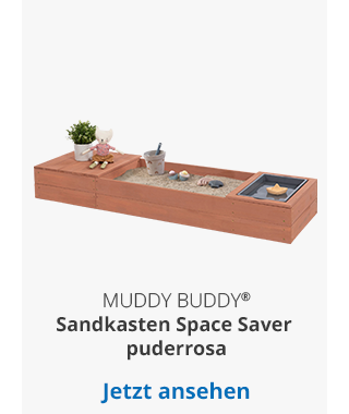 MUDDY BUDDY®  Sandkasten Space Saver puderrosa