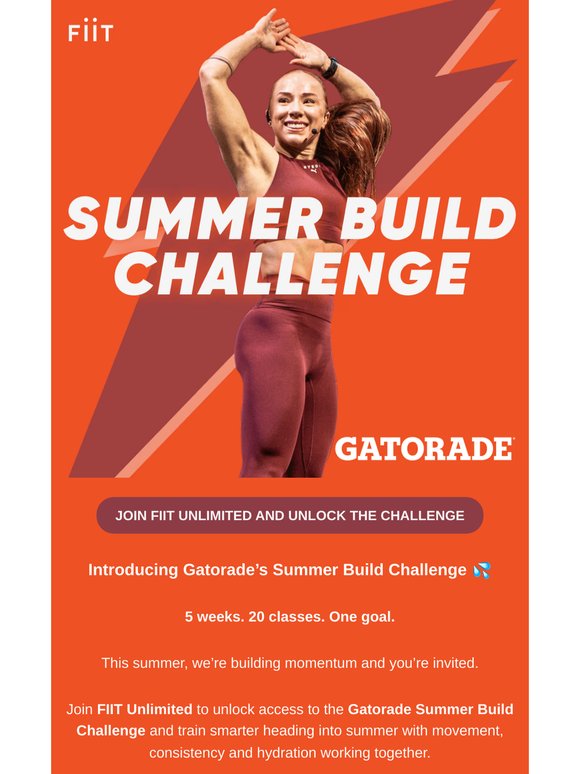 Gatorade Summer Build, you in?