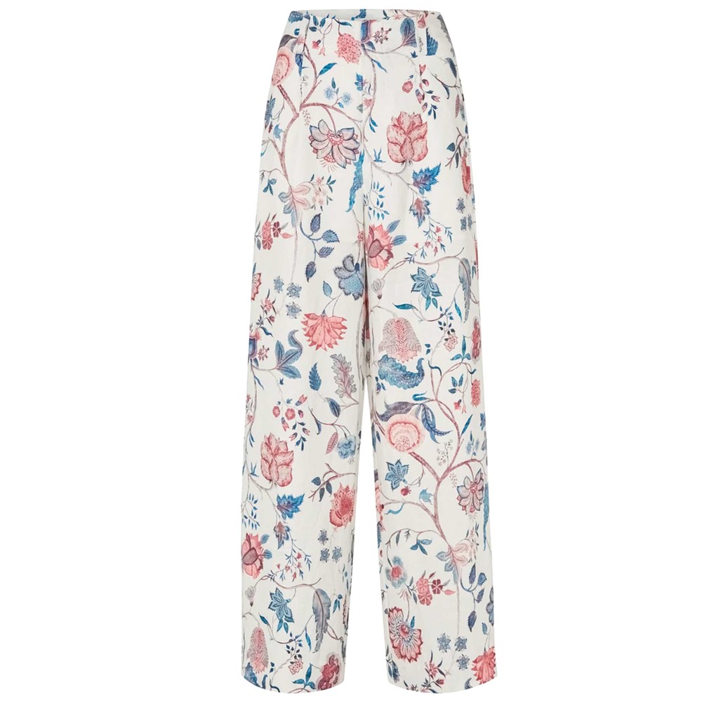 Image of Dabrinadea Linen Trousers - Chintz Full