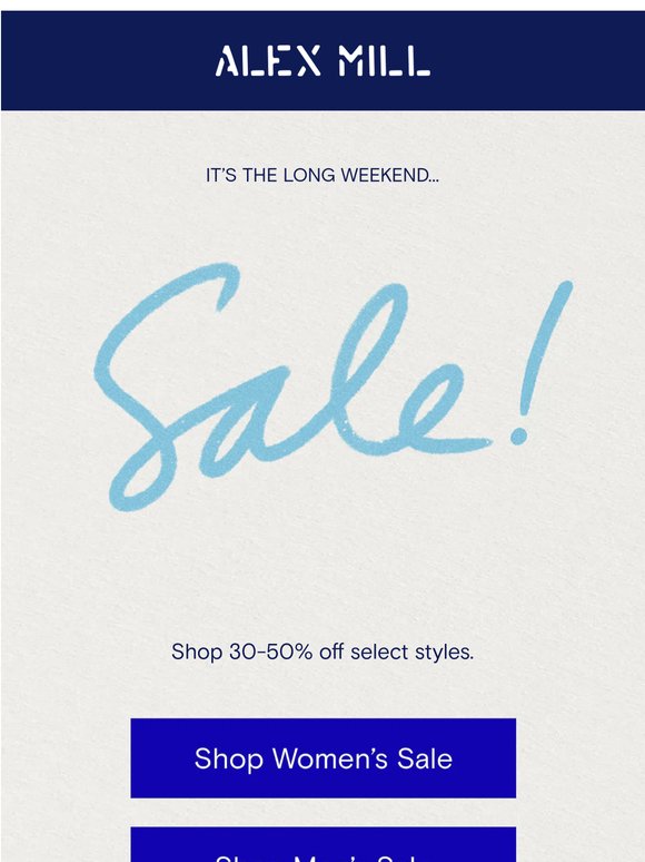 ☀️Our Long Weekend Sale Is Here☀️