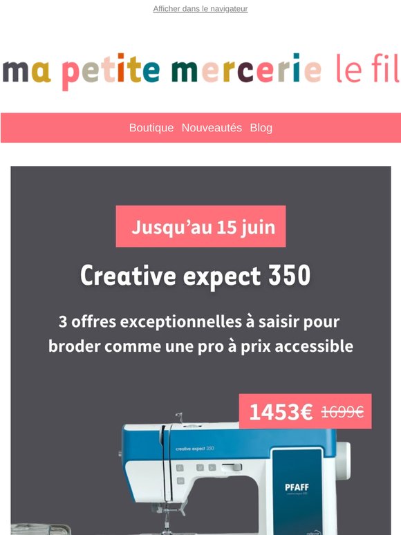 Machine à coudre : nos offres canons 😍