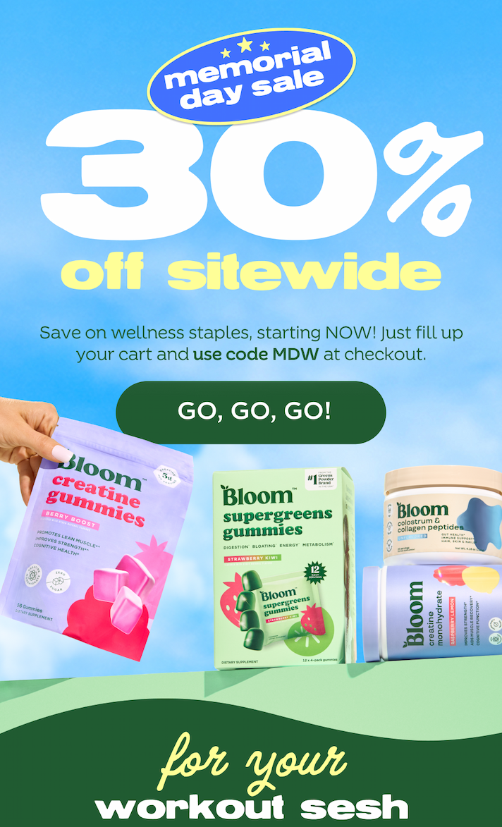 30% Off Bloom SiteWide, must use Code MDW at Checkout.