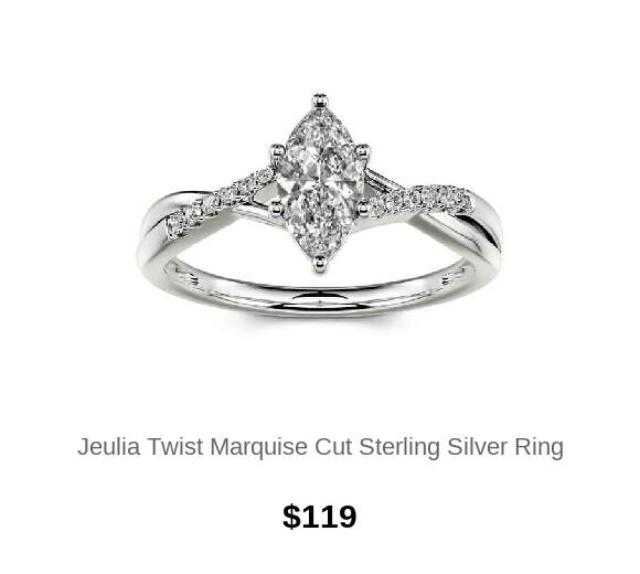 Double Custom Infinity Heart Promise Ring