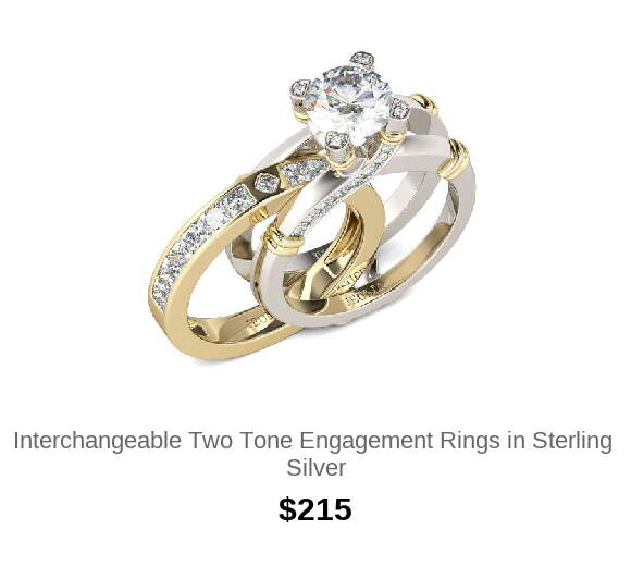 Double Custom Infinity Heart Promise Ring