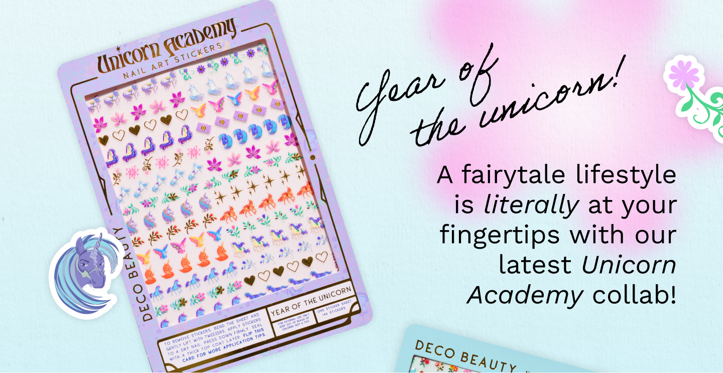 A fairytale lifestyle is literally at your fingertips with our  latest Unicorn Academy collab!