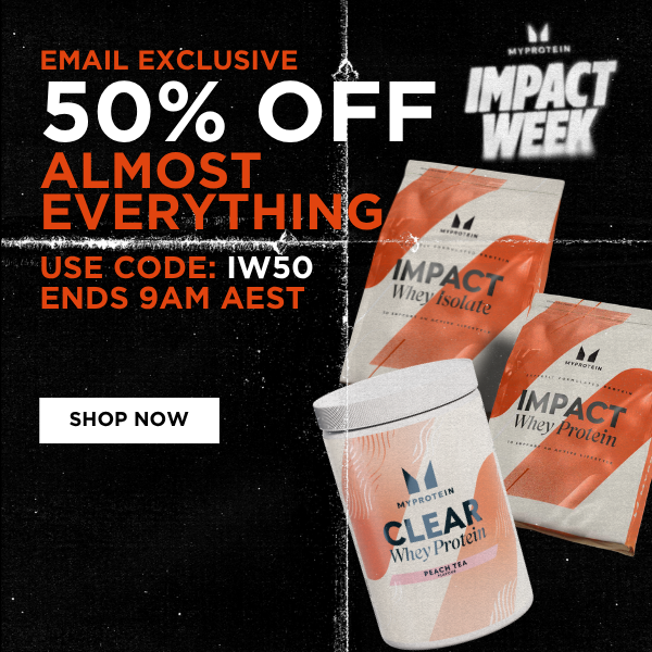50% OFF ALMOST EVERYTHING