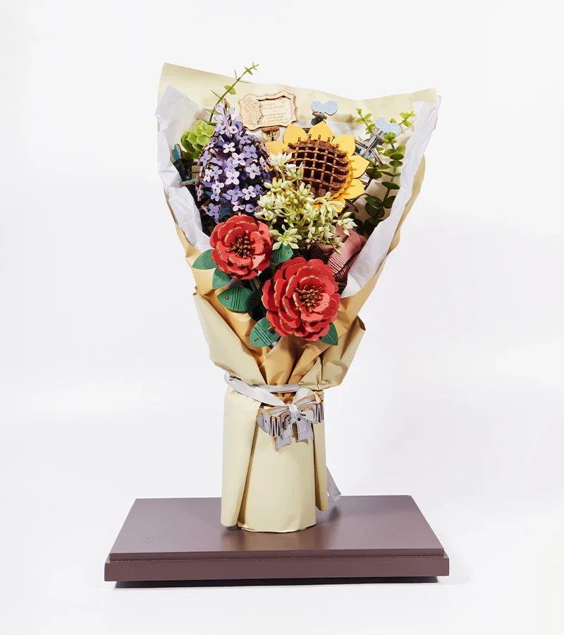 Image of Kit DIY - Bouquet de fleurs en bois