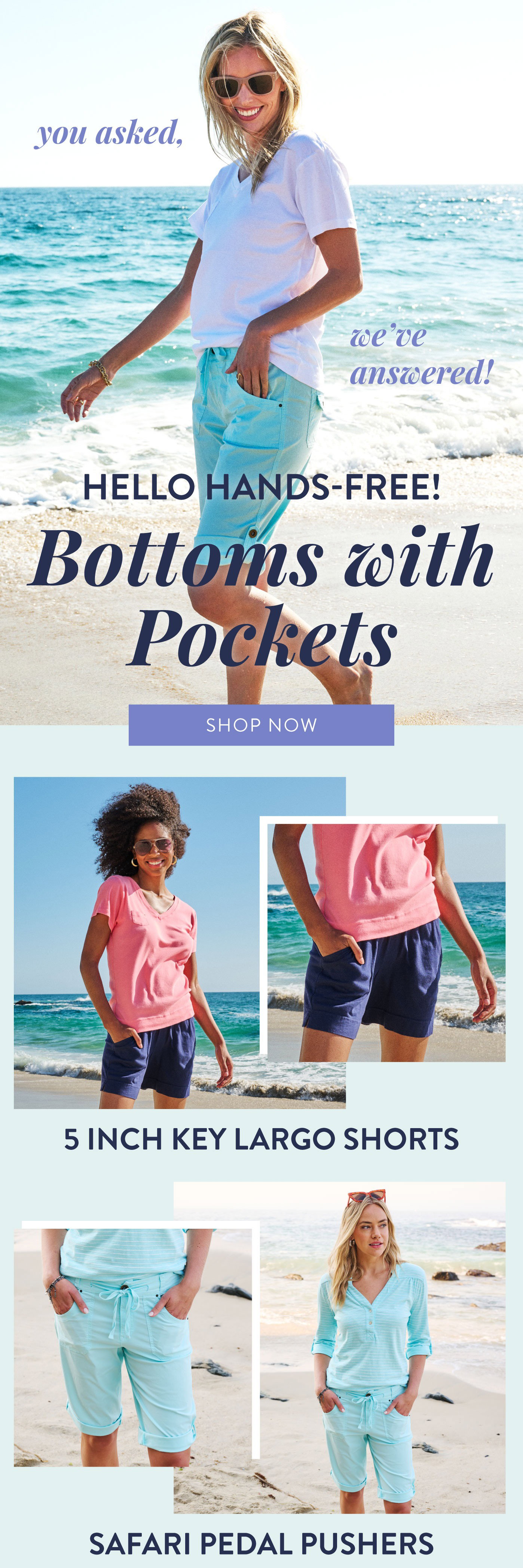 Shop Bottoms with Pockets