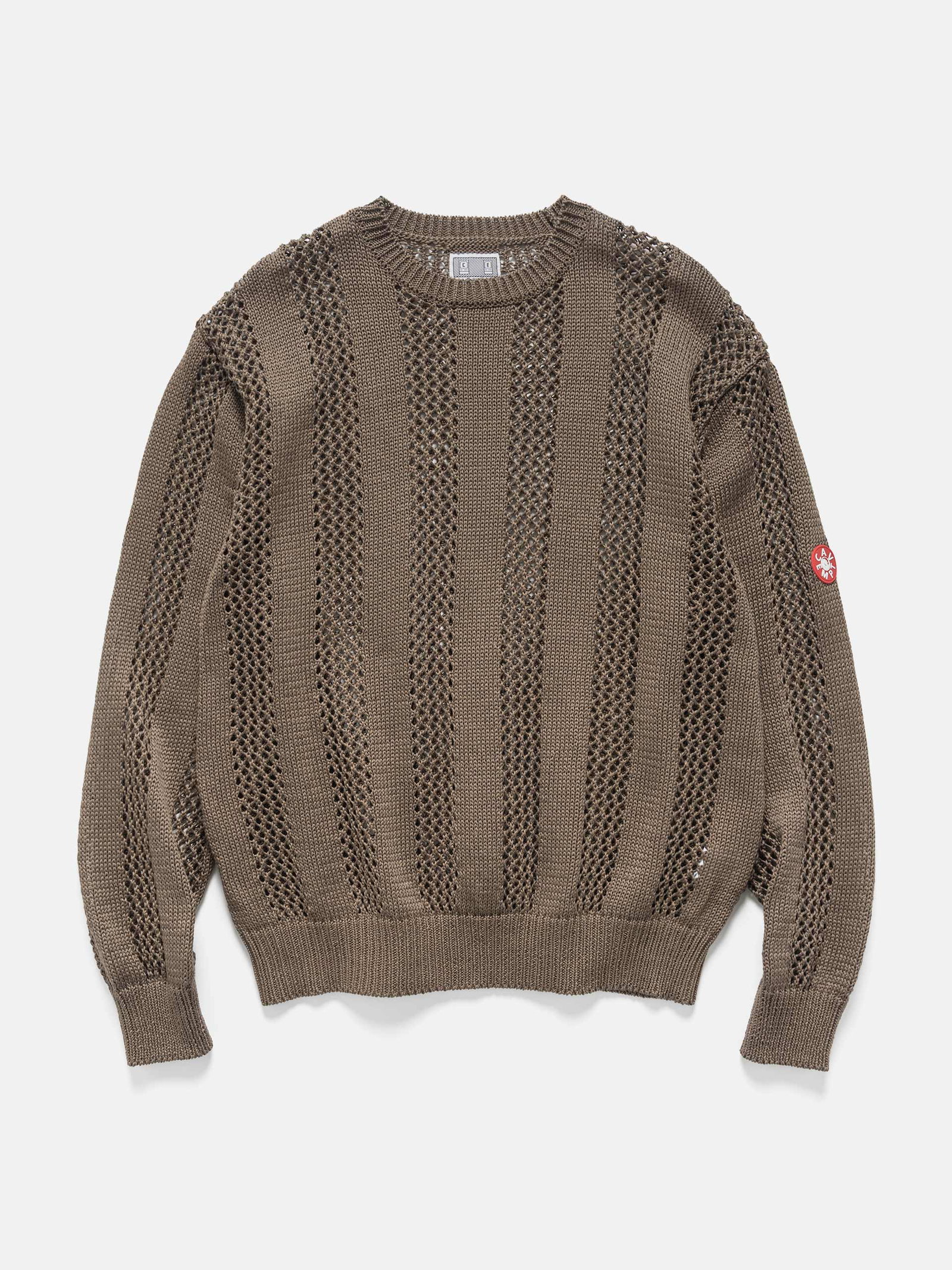 Image of Cotton Wale Stripe Knit Khaki