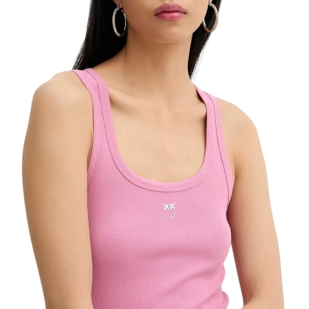 https://kimaccessori.it/canottiera-da-donna-con-mini-logo-ton-sur-ton-sul-davanti-rosa-pinko-100807-a338-q48