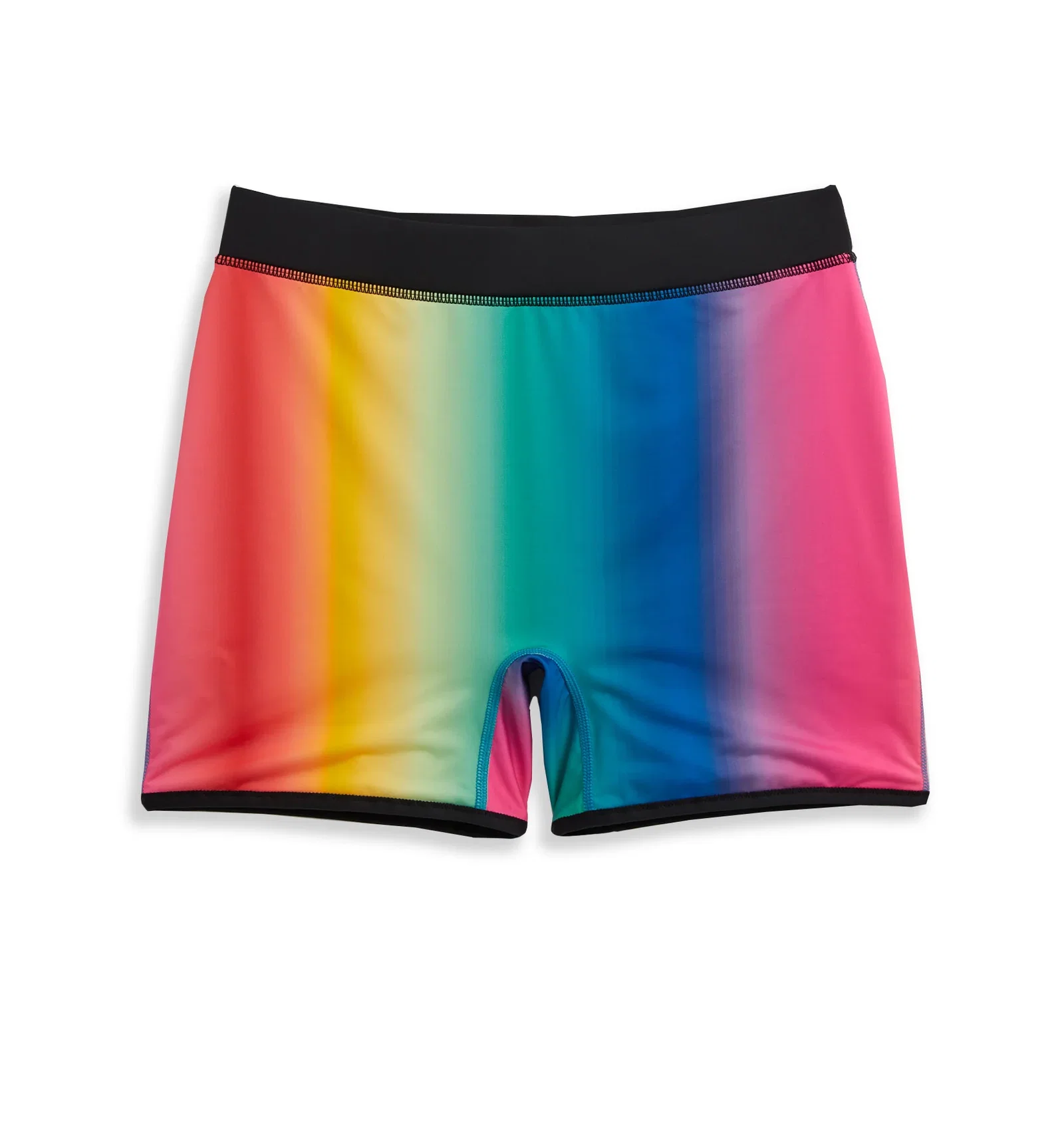 Image of Swim 4.5" Reversible Short - Melting Rainbow