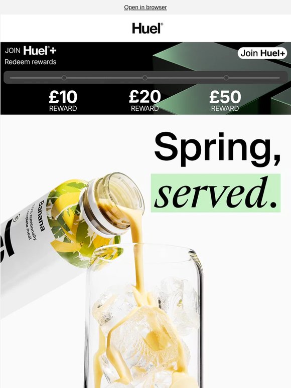 Spring, served.