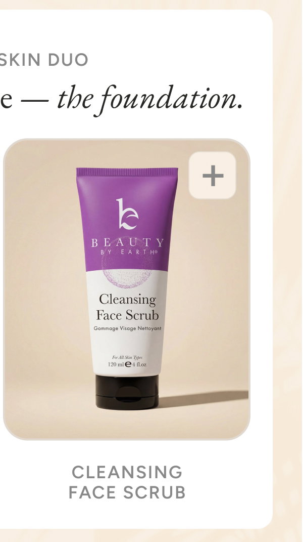 Cleansing face scrub.