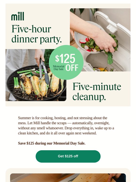 Summer hosting is easier with Mill